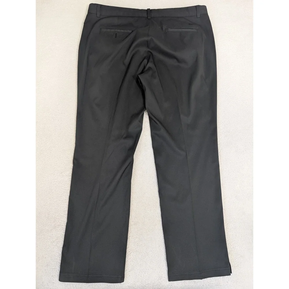 Nike Golf Dri-Fit Men's Black 40x32 Golf Pants‎ Flat Front Stretchy